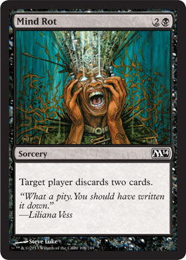 Mind Rot (Magic 2014 Core Set) Medium Play