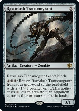 Razorlash Transmogrant (The Brothers' War) Near Mint Foil