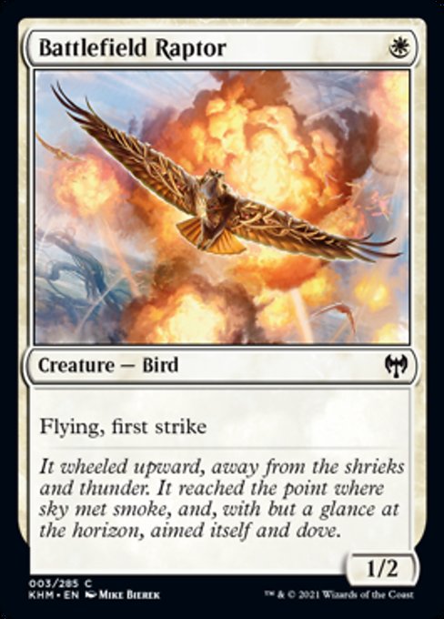 Battlefield Raptor (Kaldheim) Medium Play