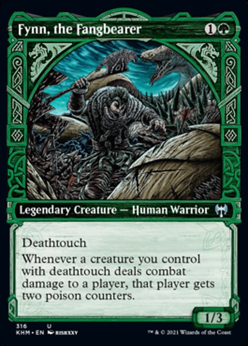 Fynn, the Fangbearer (Showcase) (Kaldheim) Near Mint Foil