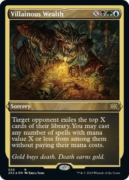 Villainous Wealth (Foil Etched) (Double Masters 2022) Near Mint Foil