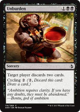Unburden (Amonkhet) Medium Play