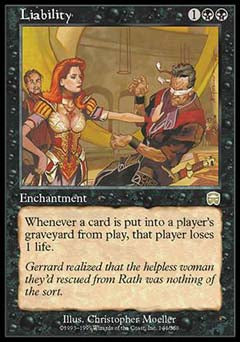 Liability (Mercadian Masques) Light Play