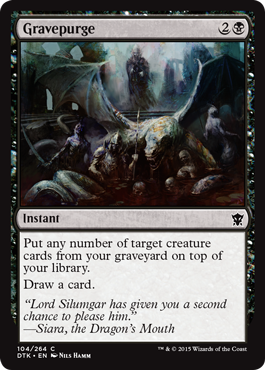 Gravepurge (Dragons of Tarkir) Near Mint