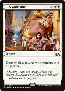 Citywide Bust (Guilds of Ravnica) Medium Play