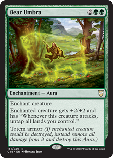 Bear Umbra (Commander 2018) Medium Play