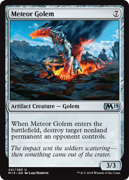 Meteor Golem (Magic 2019 Core Set) Near Mint