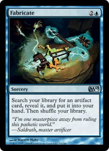 Fabricate (Magic 2010 Core Set) Medium Play Foil
