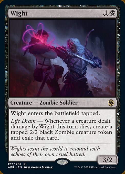 Wight (Adventures in the Forgotten Realms) Light Play Foil