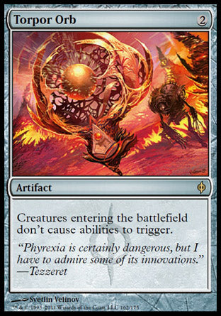 Torpor Orb (New Phyrexia) Damaged / Poor