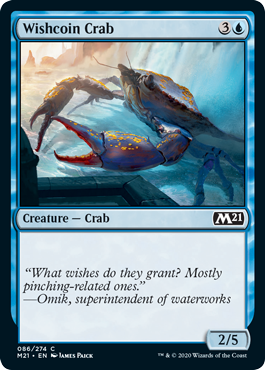 Wishcoin Crab (Magic 2021 Core Set) Near Mint