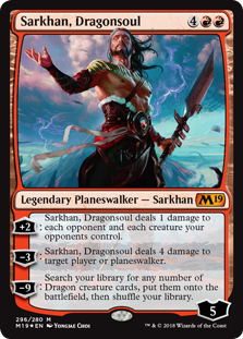Sarkhan, Dragonsoul (Magic 2019 Core Set) Near Mint Foil