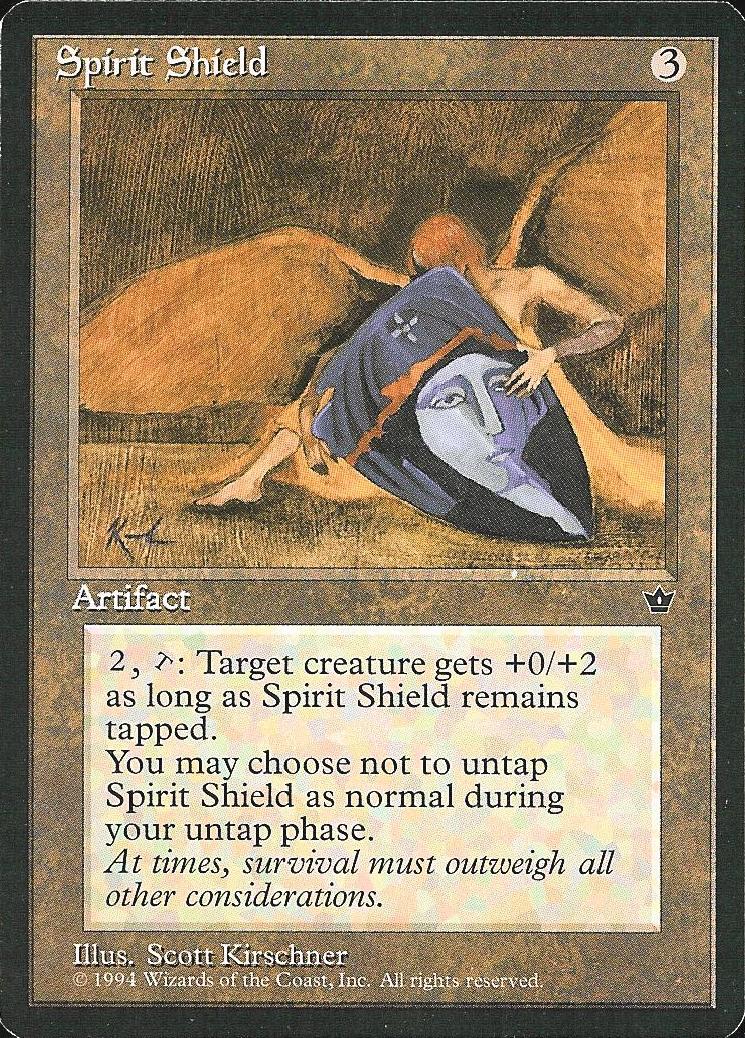 Spirit Shield (Fallen Empires) Light Play