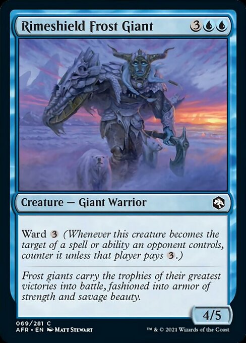 Rimeshield Frost Giant (Adventures in the Forgotten Realms) Near Mint Foil
