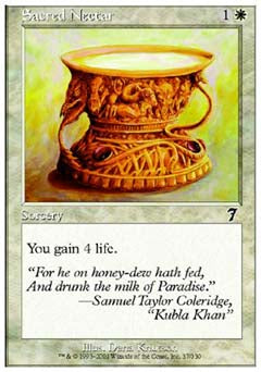 Sacred Nectar (7th Edition) Heavy Play