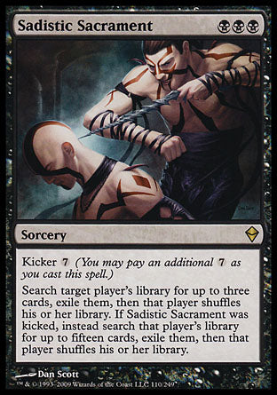 Sadistic Sacrament (Zendikar) Near Mint