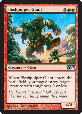 Fleshpulper Giant (Magic 2014 Core Set) Medium Play