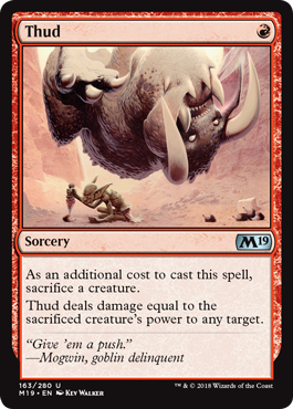 Thud (Magic 2019 Core Set) Near Mint