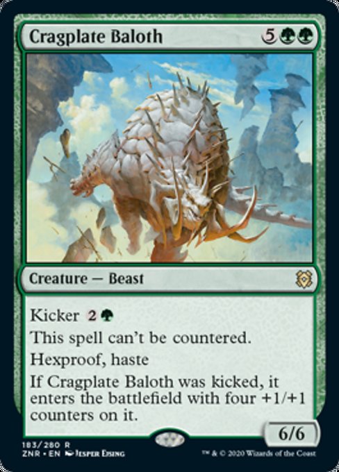 Cragplate Baloth (Zendikar Rising) Medium Play