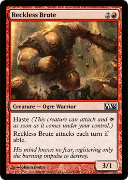 Reckless Brute (Magic 2013 Core Set) Medium Play