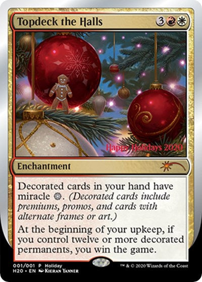 Topdeck the Halls (Promos: Special Occasion) Light Play Foil
