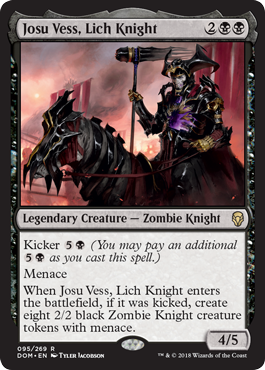 Josu Vess, Lich Knight (Dominaria) Light Play