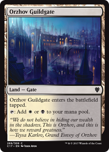 Orzhov Guildgate (Commander 2017) Near Mint