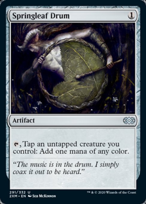 Springleaf Drum (Double Masters) Light Play Foil