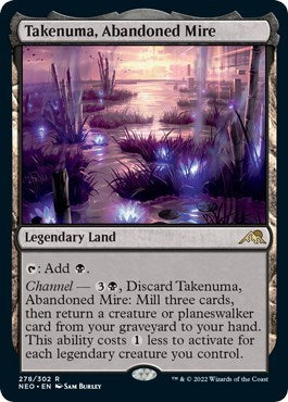 Takenuma, Abandoned Mire (Kamigawa: Neon Dynasty) Near Mint Foil