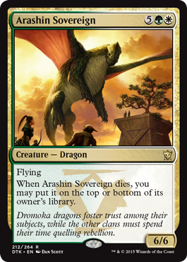 Arashin Sovereign (Dragons of Tarkir) Medium Play