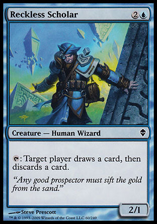 Reckless Scholar (Zendikar) Near Mint