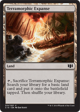 Terramorphic Expanse (Commander 2014 Edition) Light Play
