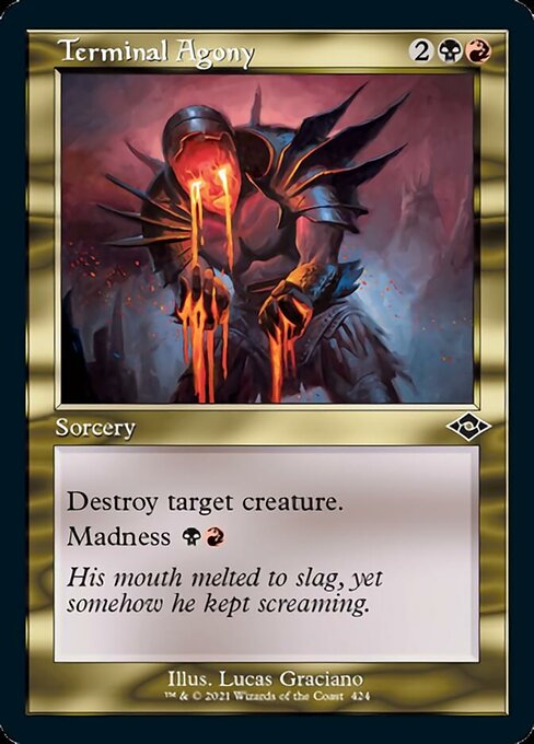 Terminal Agony (Retro Frame) (Modern Horizons 2) Near Mint Foil