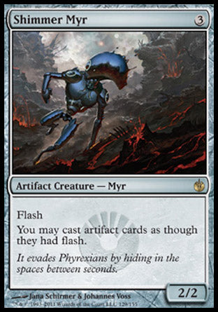 Shimmer Myr (Mirrodin Besieged) Medium Play