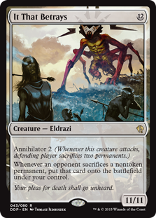 It That Betrays (Duel Decks: Zendikar vs Eldrazi) Medium Play