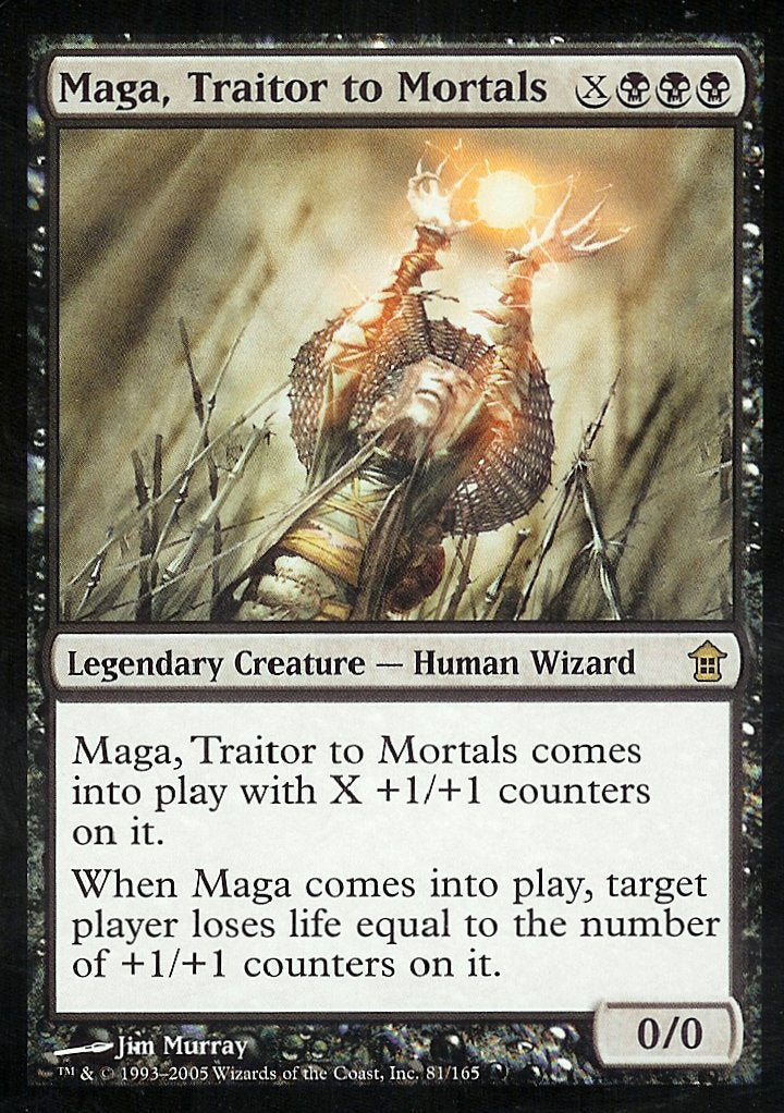 Maga, Traitor to Mortals (Saviors of Kamigawa) Near Mint