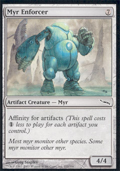 Myr Enforcer (Mirrodin) Light Play