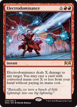 Electrodominance (Ravnica Allegiance) Near Mint Foil