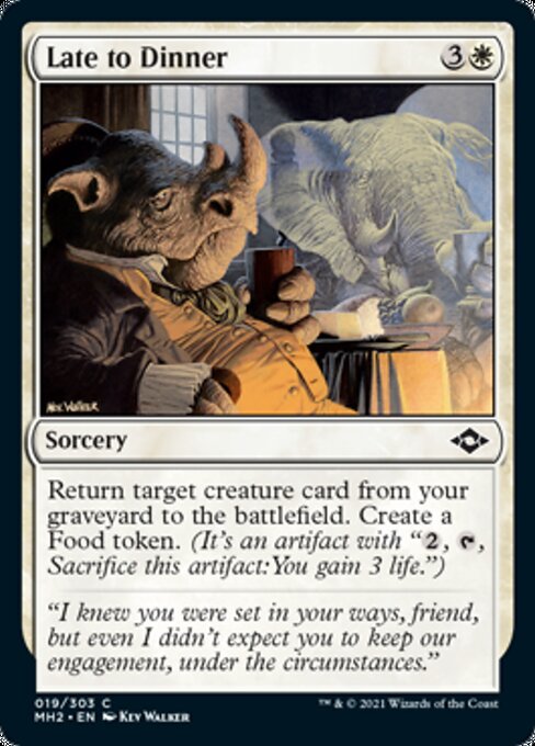Late to Dinner (Modern Horizons 2) Near Mint