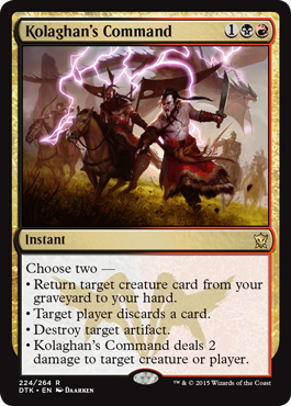 Kolaghan's Command (Dragons of Tarkir) Near Mint