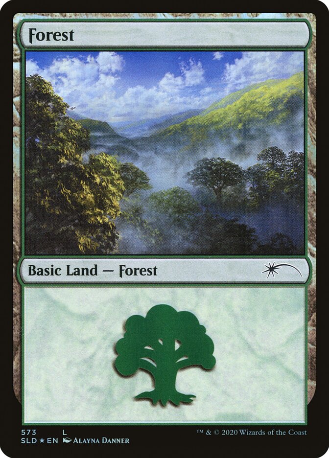Forest 573 (Secret Lair) Near Mint Foil
