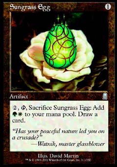 Sungrass Egg (Odyssey) Damaged / Poor