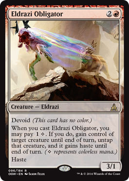 Eldrazi Obligator (Oath of the Gatewatch) Medium Play