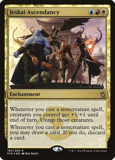Jeskai Ascendancy (Promos: Prerelease Cards) Light Play Foil