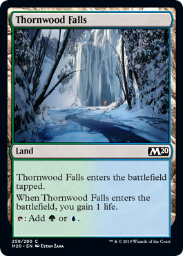 Thornwood Falls (Magic 2020 Core Set) Near Mint