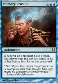 Memory Erosion (Shards of Alara) Medium Play Foil
