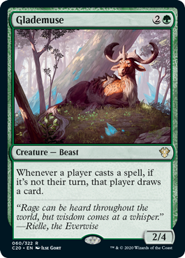 Glademuse (Commander 2020 Ikoria) Light Play