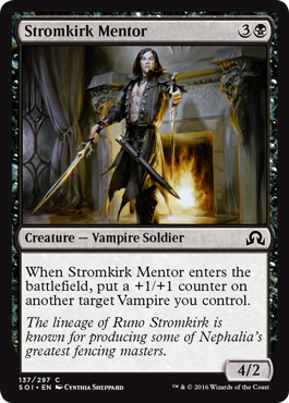 Stromkirk Mentor (Shadows Over Innistrad) Medium Play