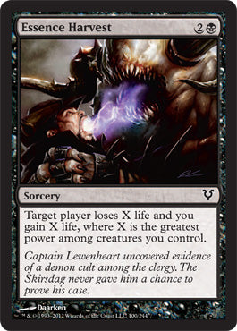 Essence Harvest (Avacyn Restored) Near Mint Foil