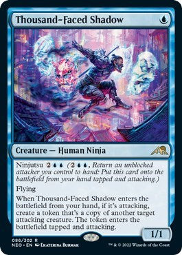 Thousand-Faced Shadow (Kamigawa: Neon Dynasty) Near Mint
